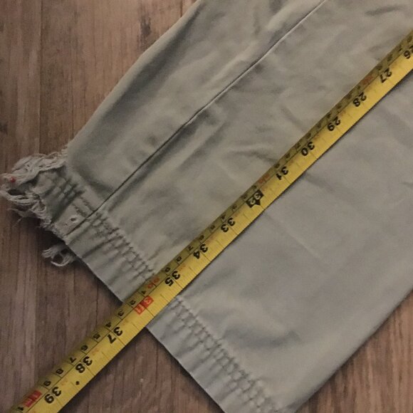 Y2K BONGO Baggy Low Rise Khaki Skater Cargo Pants - Picture 14 of 15